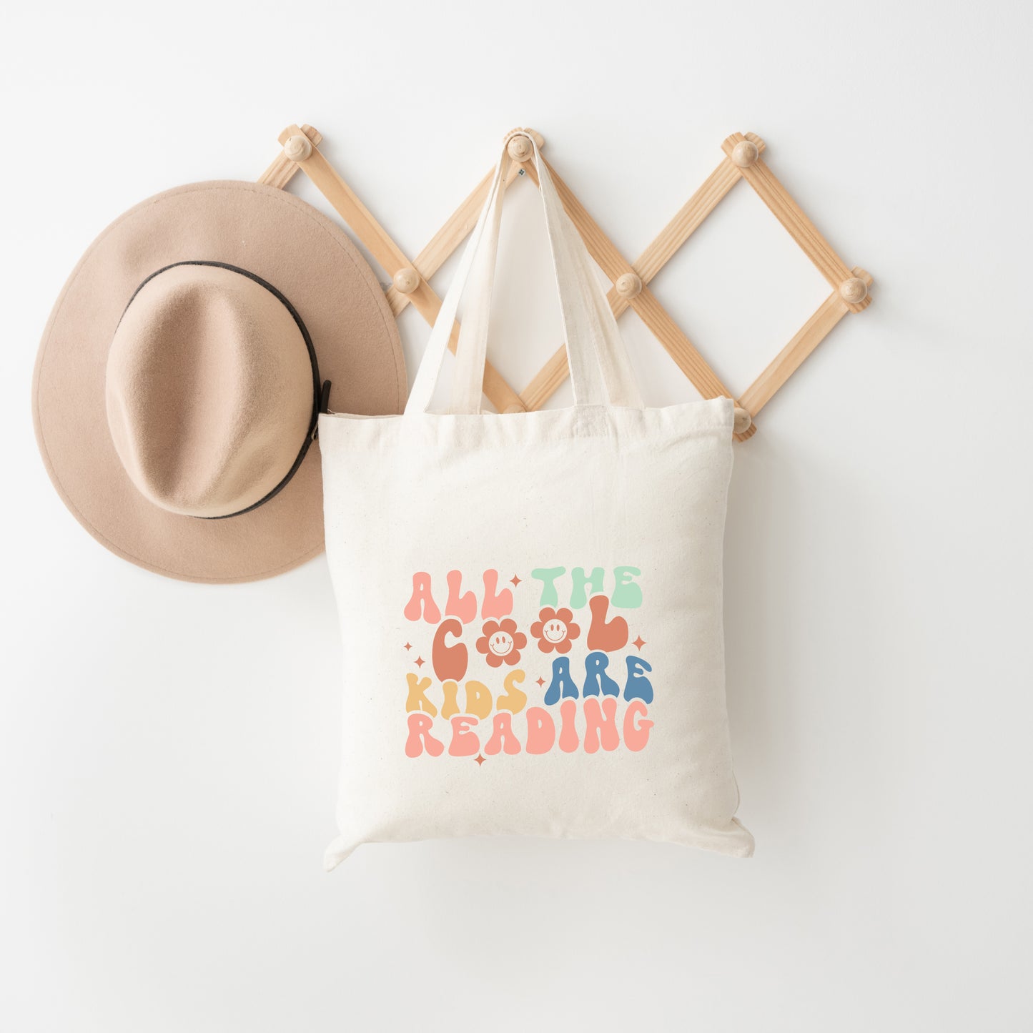 Cool Kids Are Reading Colorful | Tote Bag