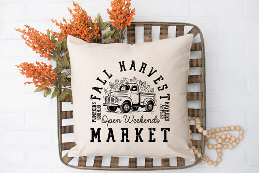 Fall Harvest Market | Pillow Cover