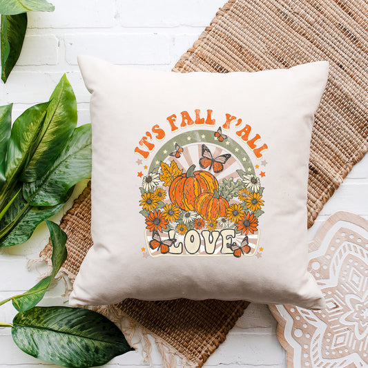 It's Fall Y'all Love | Pillow Cover