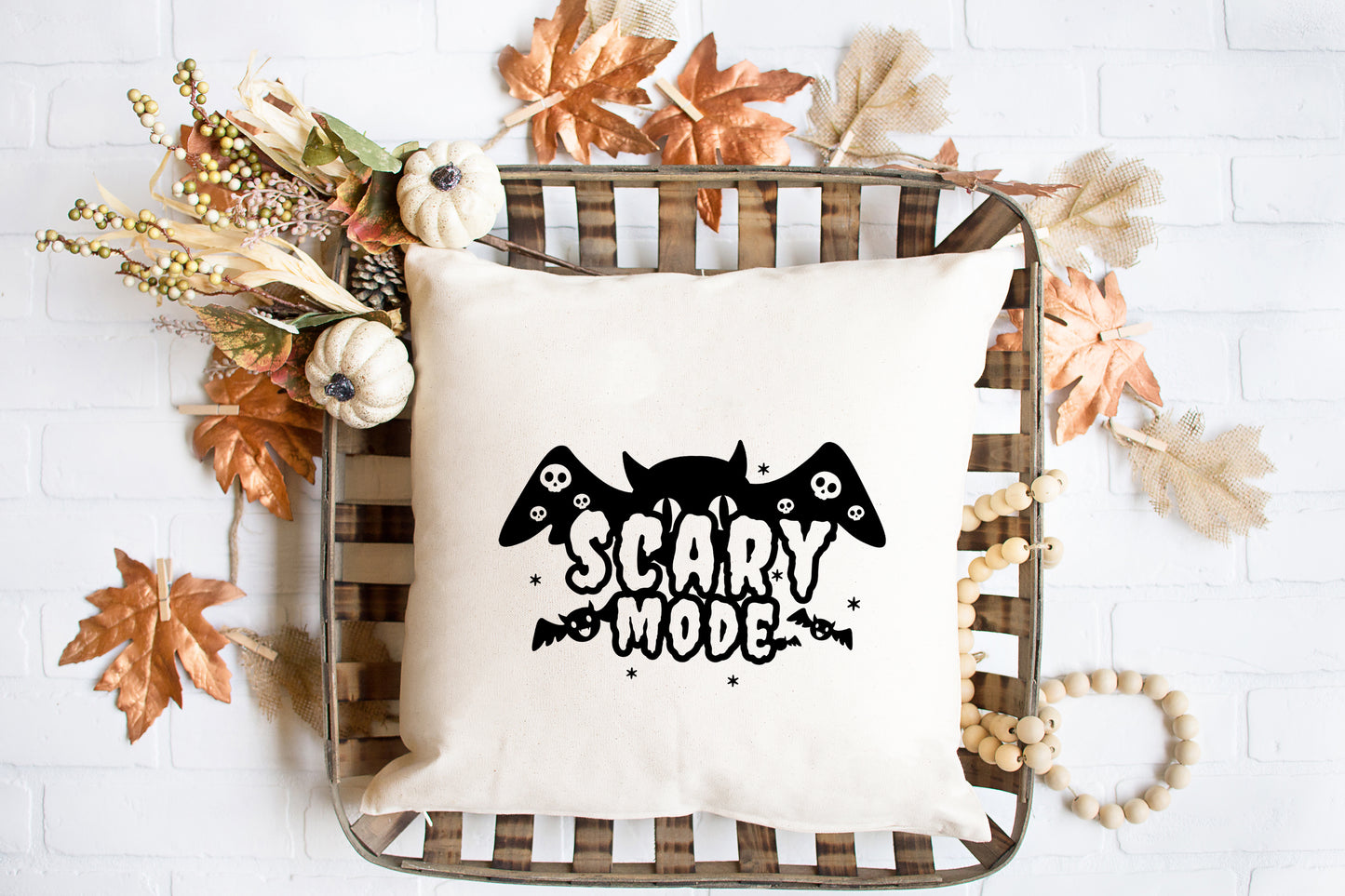 Scary Mode Bat | Pillow Cover