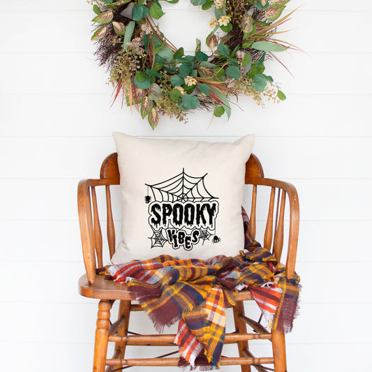 Spooky Vibes Web | Pillow Cover