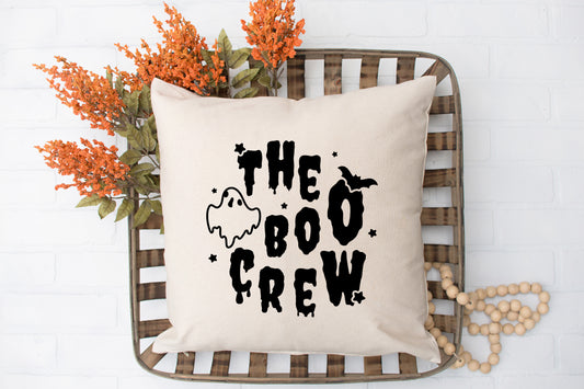 The Boo Crew Bat And Ghost | Pillow Cover
