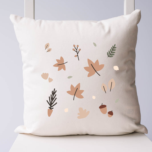 Boho Fall Leaves | Pillow Cover