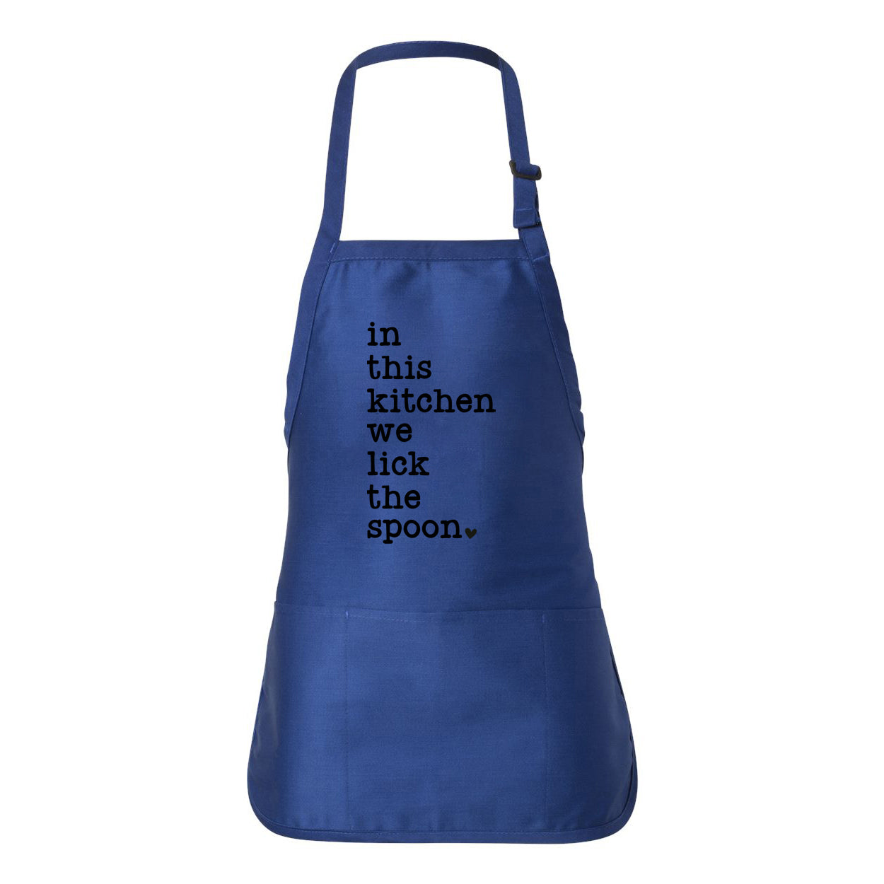 We Lick The Spoon Heart | Apron