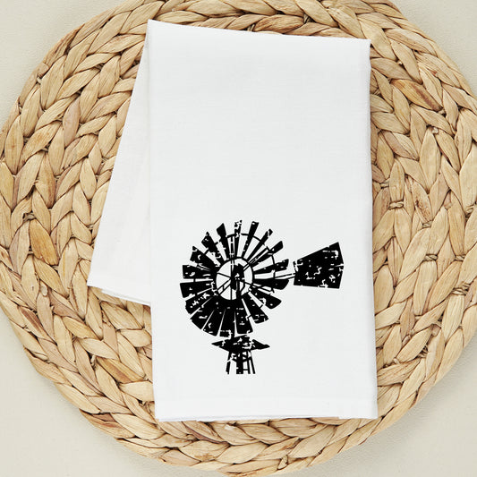 Windmill Grunge | Tea Towel