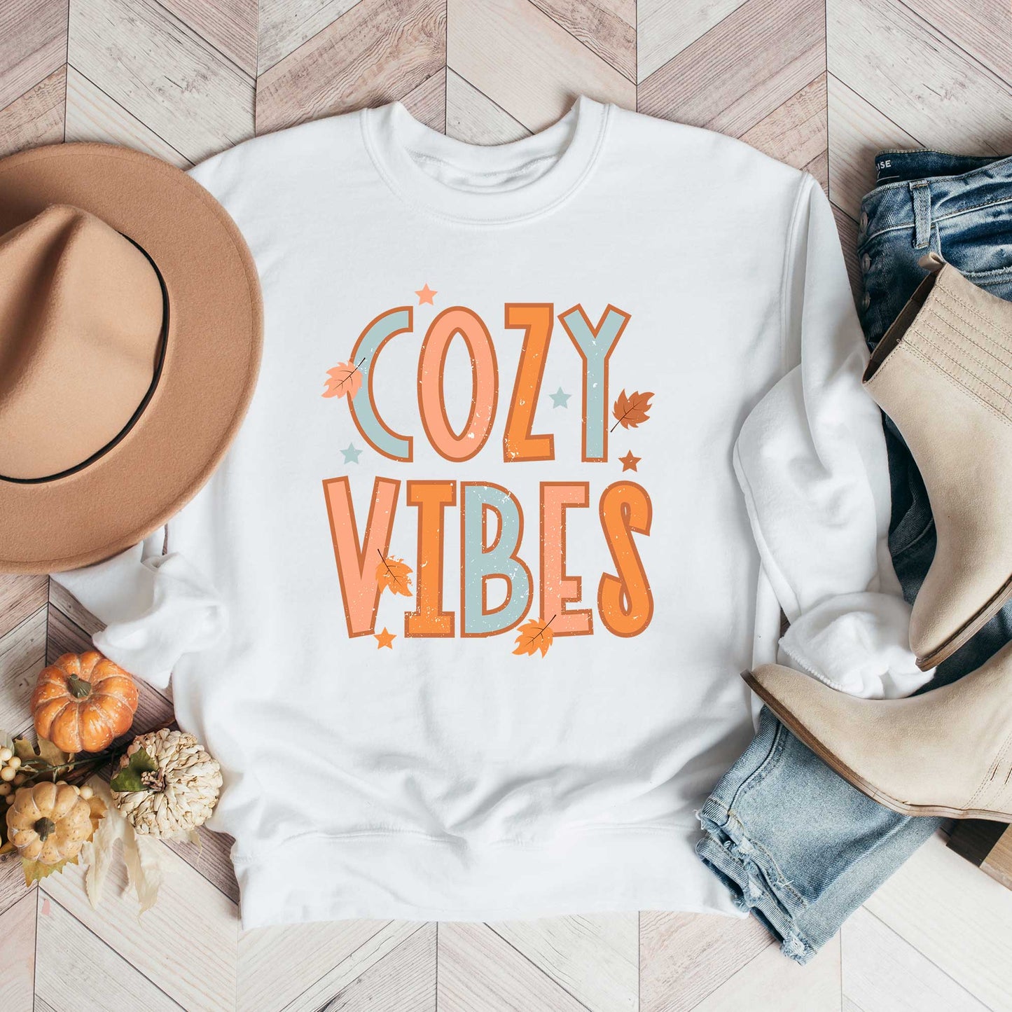 Cozy Vibes Distressed | DTF Transfer