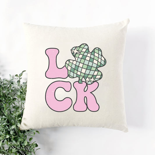 Luck With Shamrock | Pillow Cover
