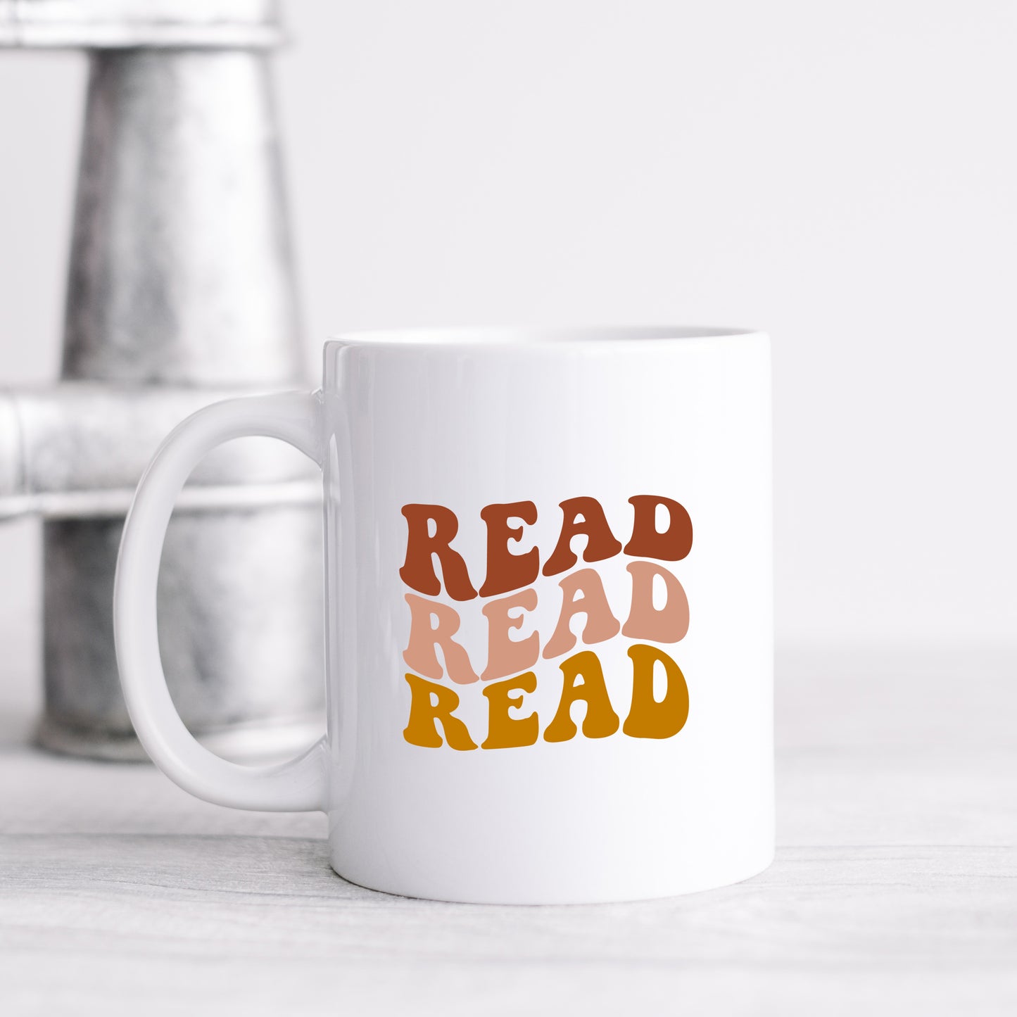 Read Stacked Wavy | Mug