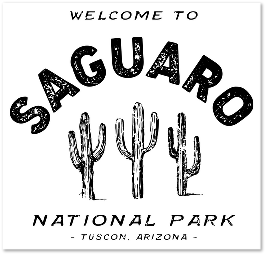 Vintage Saguaro National Park | Sticker