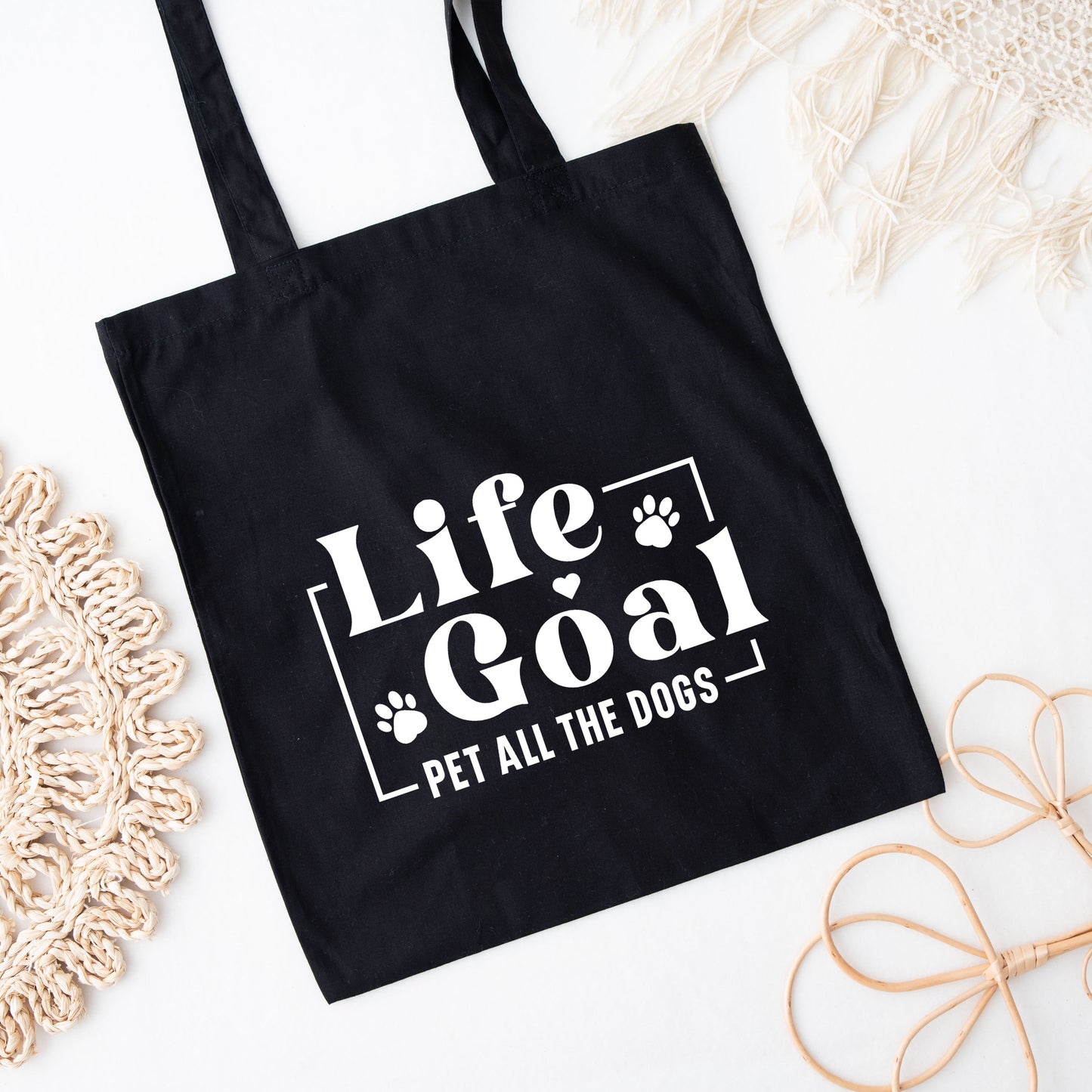 Life Goal Pet All The Dogs | Tote Bag