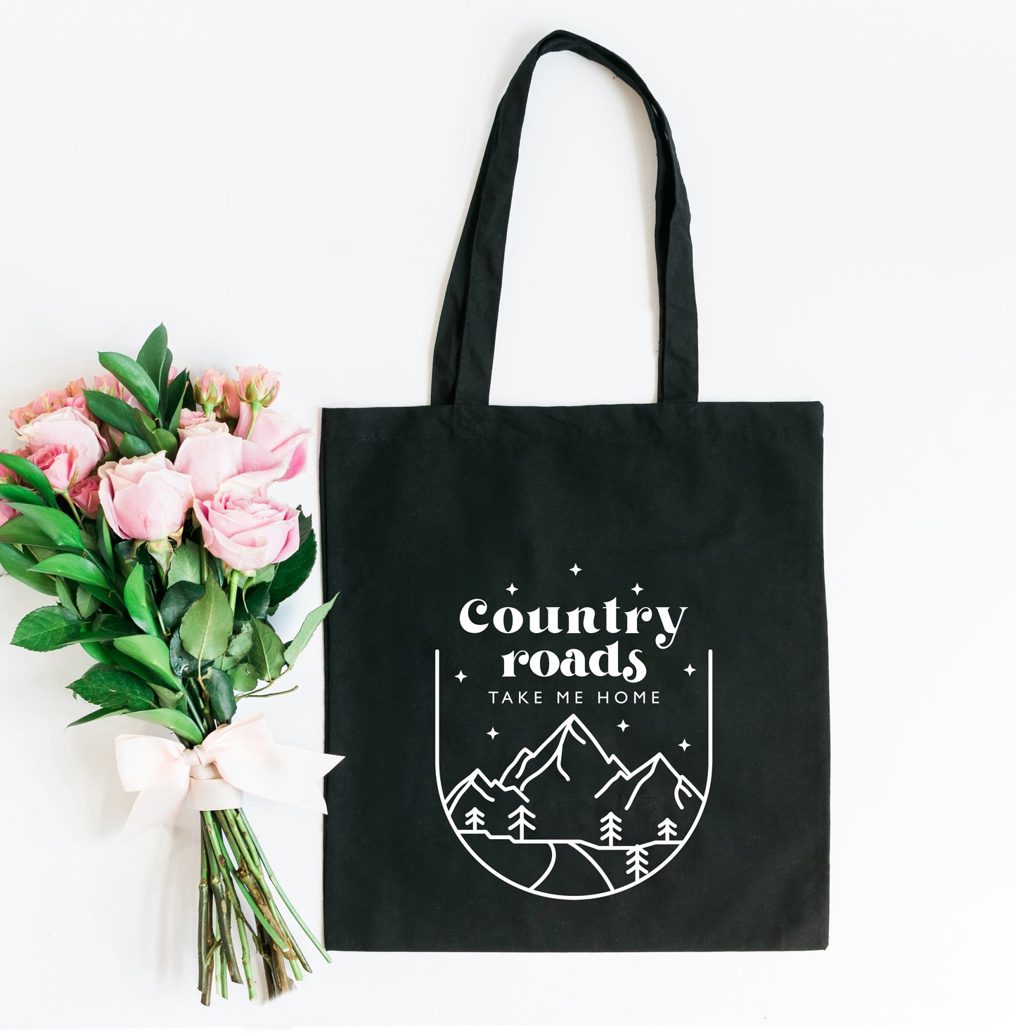Country Roads Mountains | Tote Bag