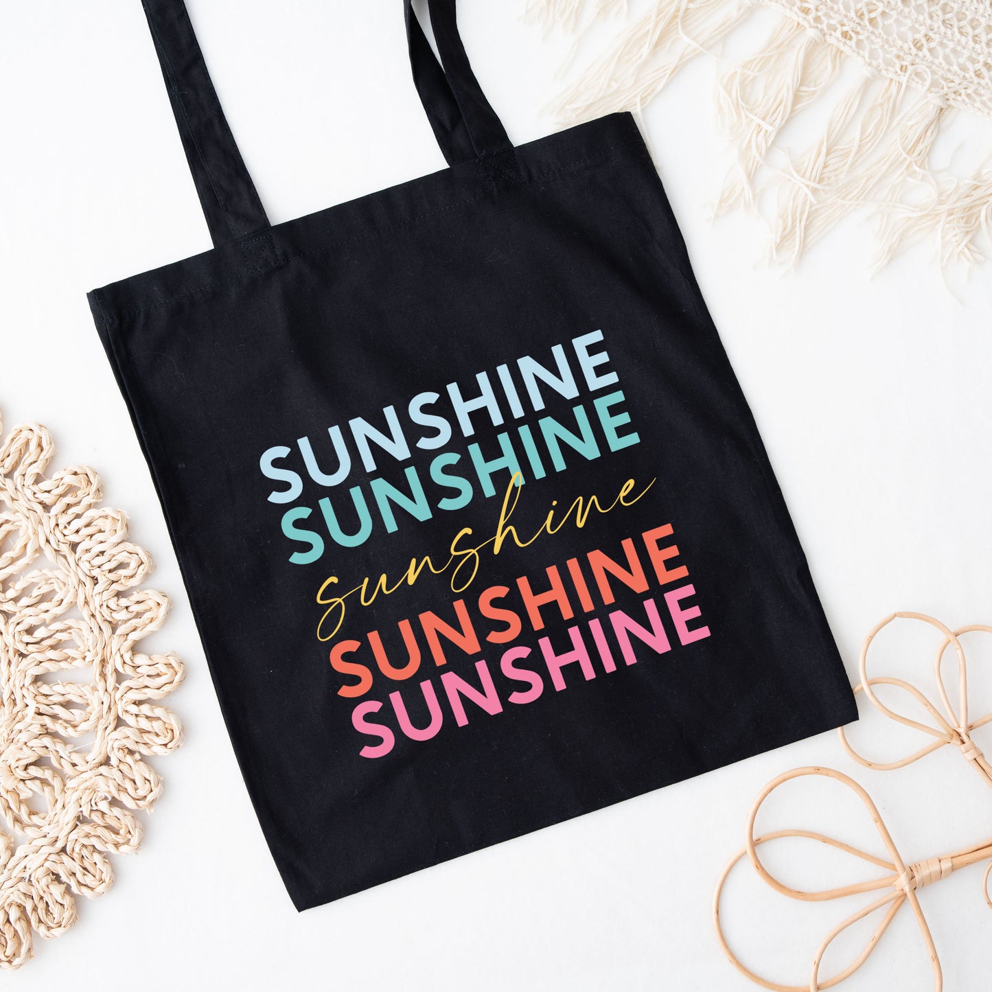 Sunshine Stacked Colorful | Tote Bag