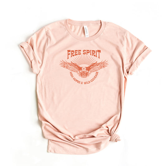 Free Spirit Distressed Eagle | DTF Transfer