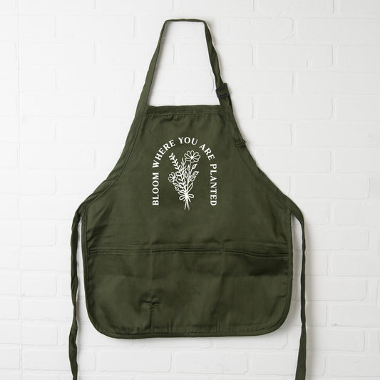 Bloom Where You Are Planted | Apron