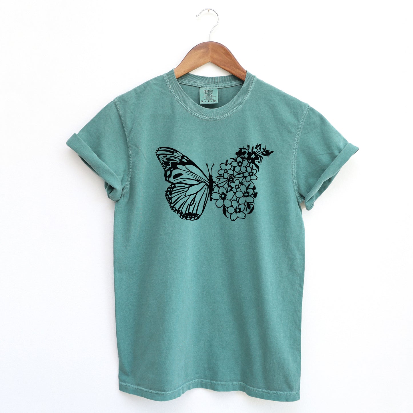 Butterfly And Flowers | DTF Transfer
