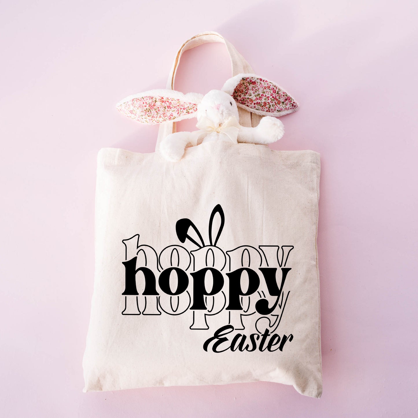 Hoppy Easter Stacked With Ears | Tote Bag