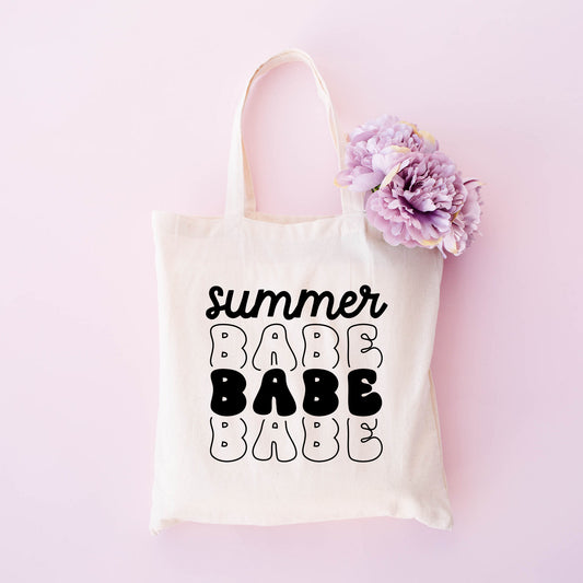 Summer Babe Stacked | Tote Bag