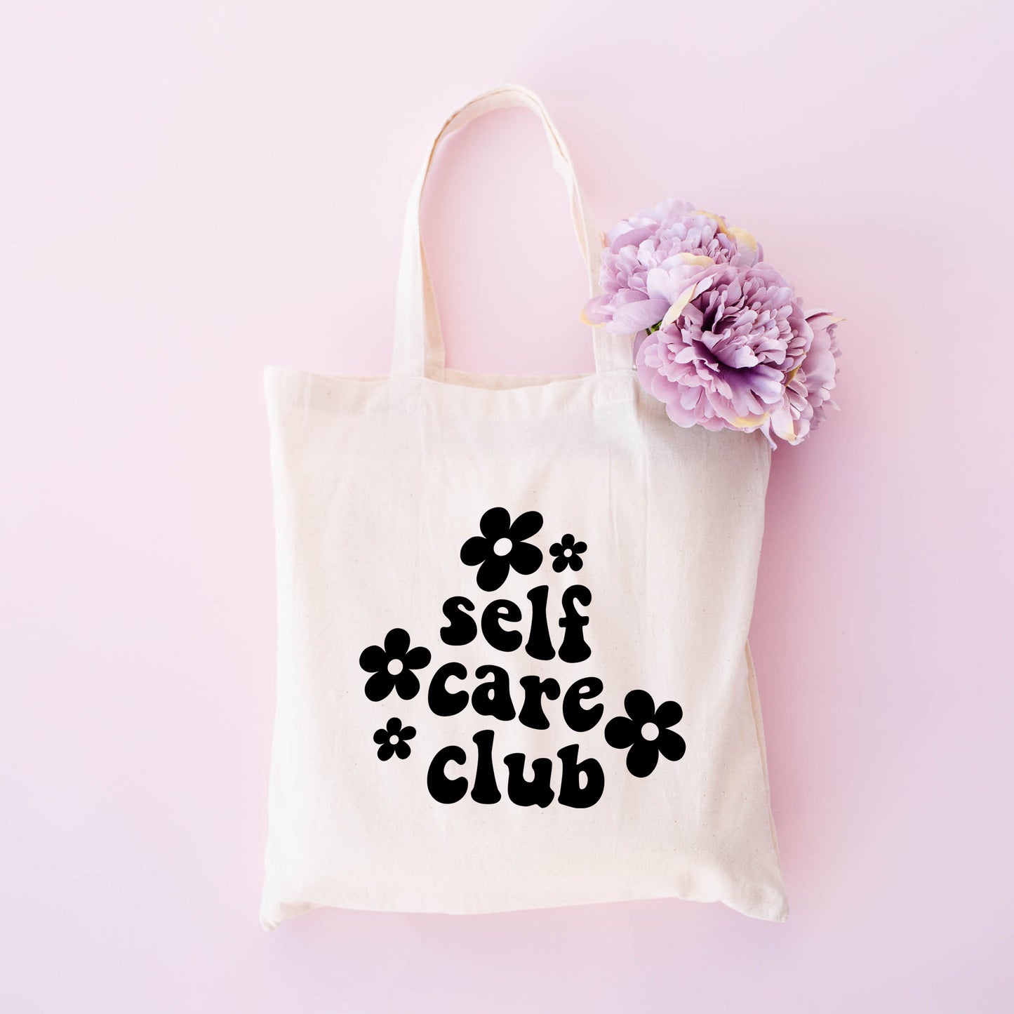 Self Care Club Flowers | Tote Bag