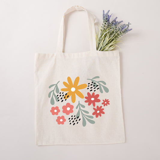 Daisies And Ruscus | Tote Bag