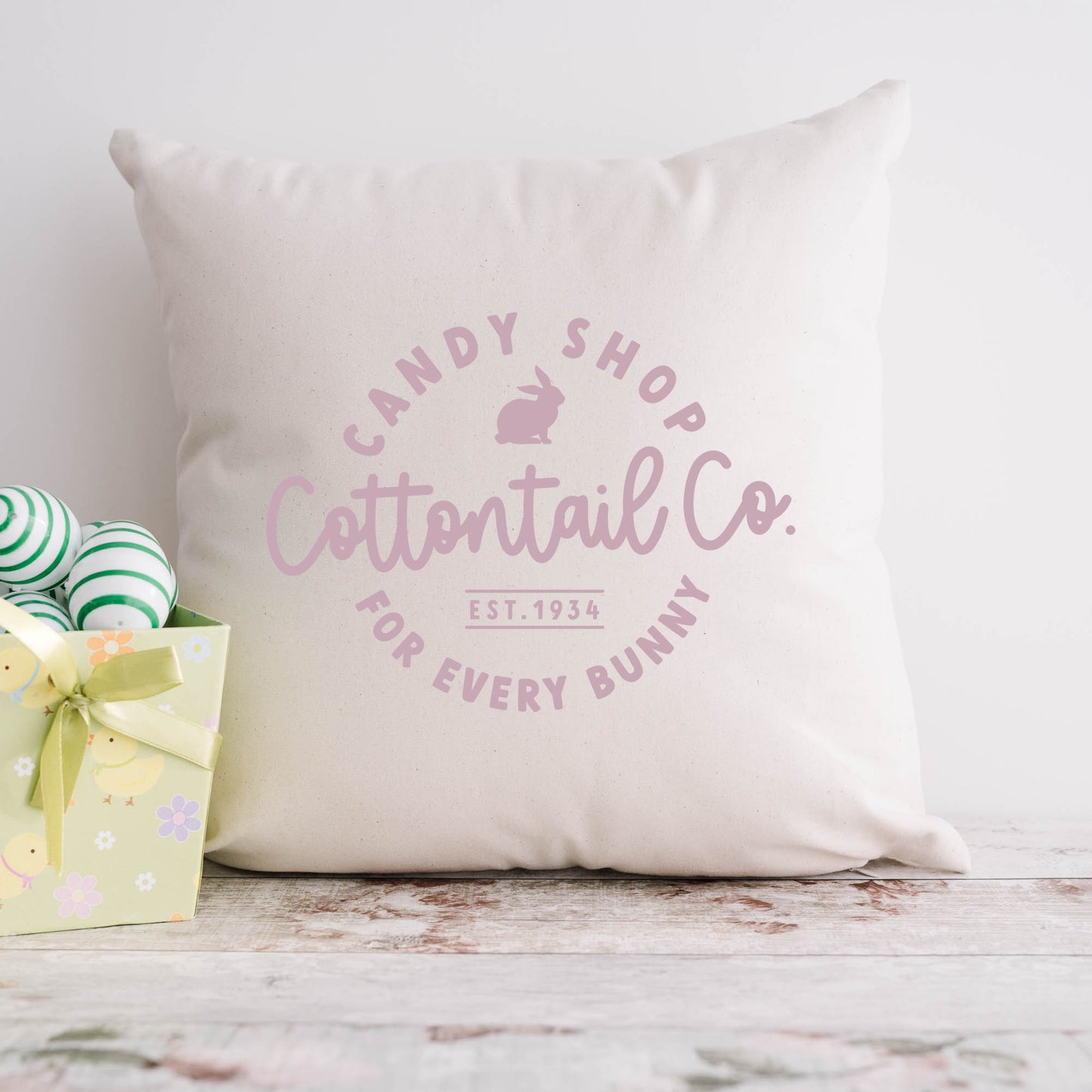 Cottontail Candy Shop | Pillow Cover