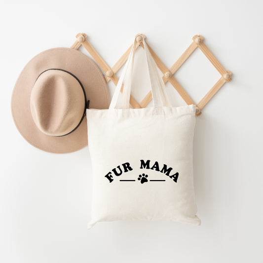 Fur Mama Curved | Tote Bag