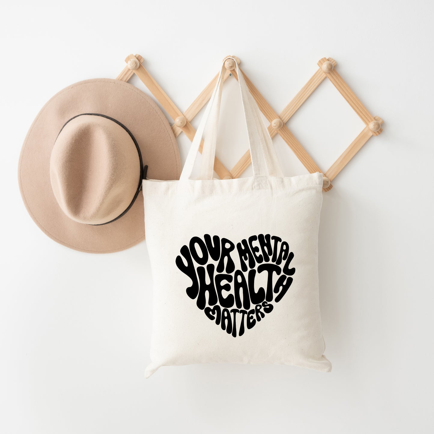 Your Mental Health Matters Heart | Tote Bag