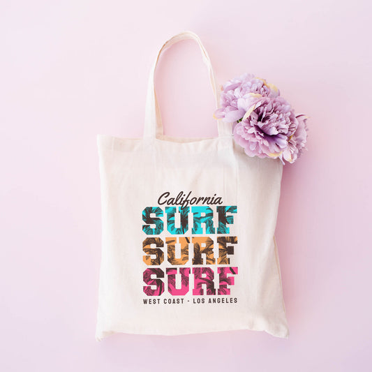 California Surf Stacked | Tote Bag