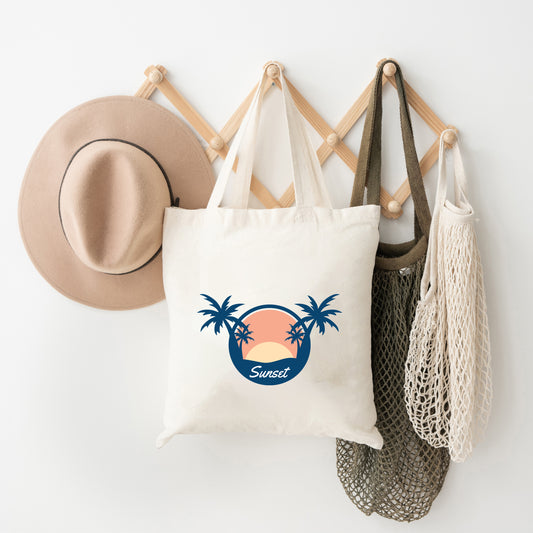 Sunset Palm Trees | Tote Bag