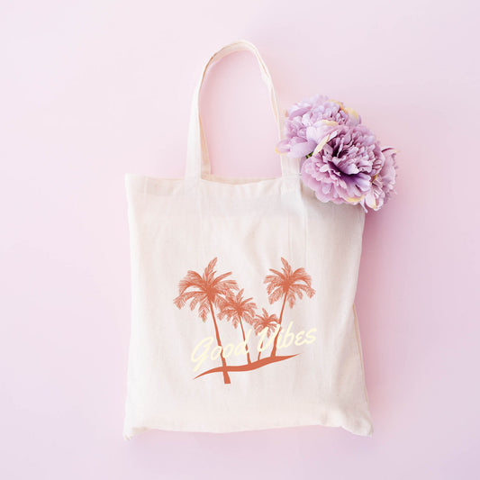 Good Vibes Palm Trees | Tote Bag
