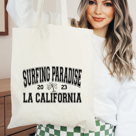 Surfing Paradise LA | Tote Bag