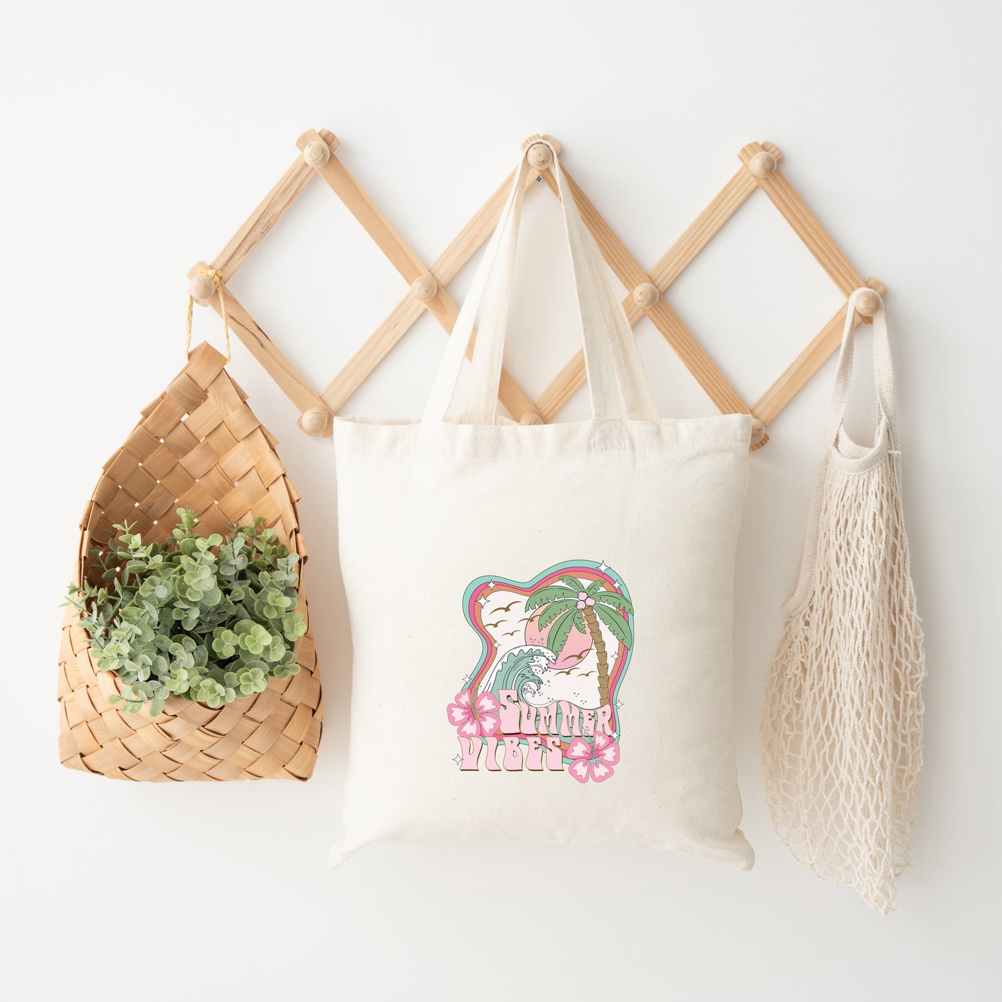 Summer Vibes Flowers | Tote Bag
