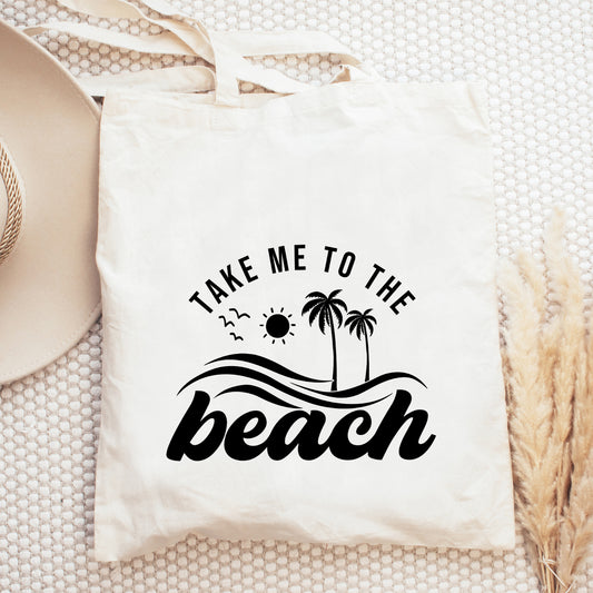 Take Me To The Beach Wave | Tote Bag