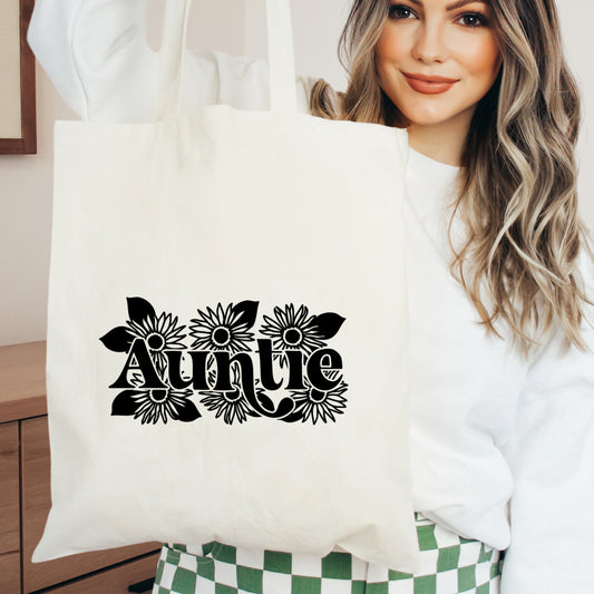 Auntie Sunflowers | Tote Bag