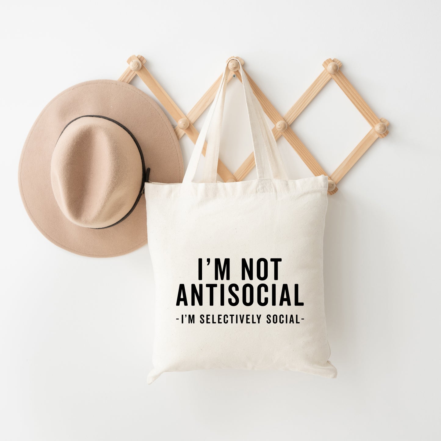 I'm Not Antisocial | Tote Bag