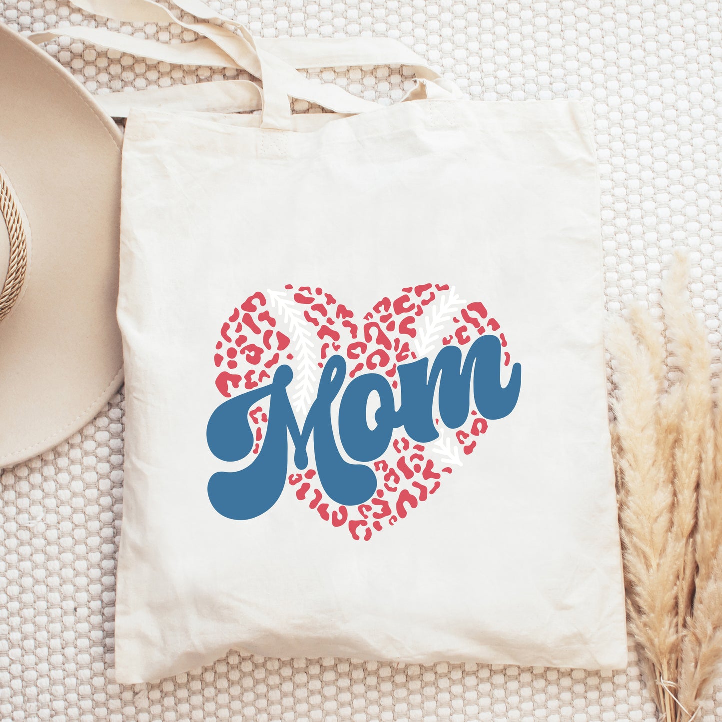 Baseball Mom Heart | Tote Bag