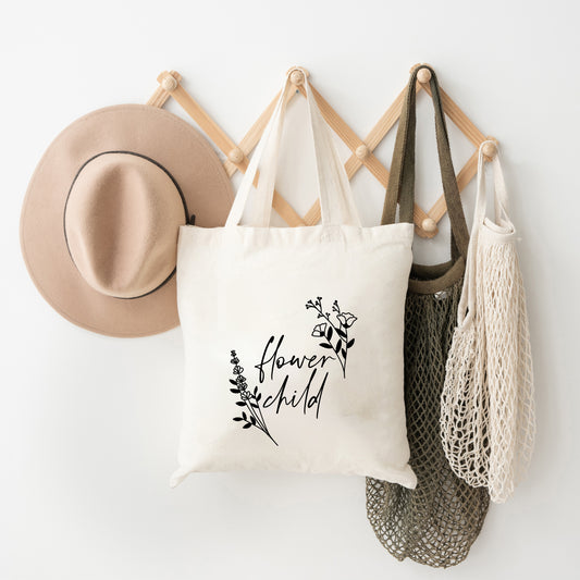 Flower Child Cursive | Tote Bag