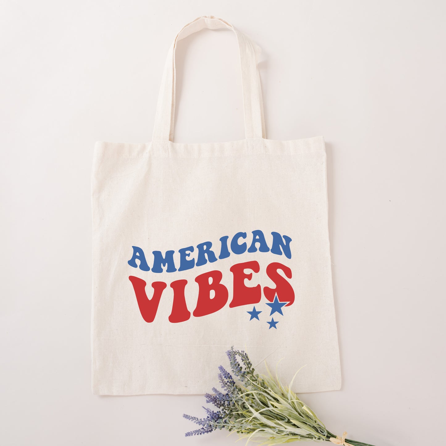 American Vibes Wavy Stars | Tote Bag