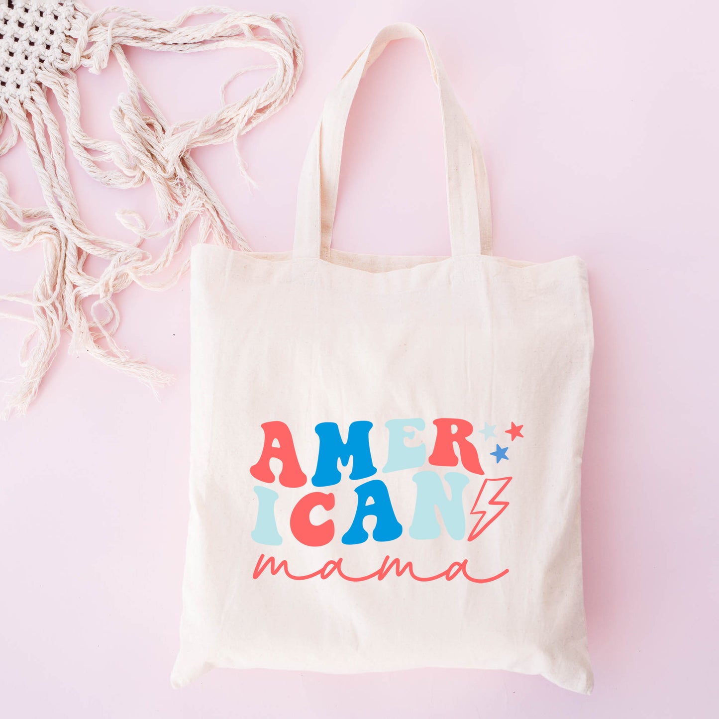 American Mama Lightning Bolt | Tote Bag