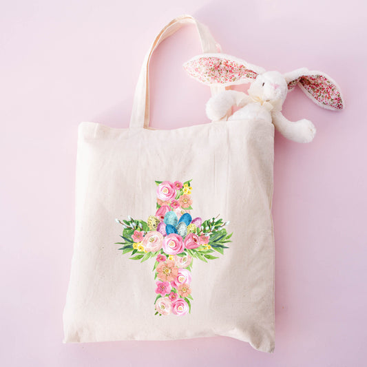 Floral Cross | Tote Bag