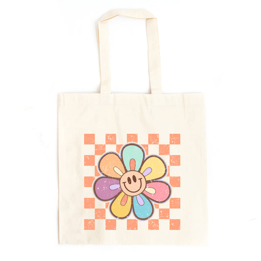 Checkered Daisy | Tote Bag