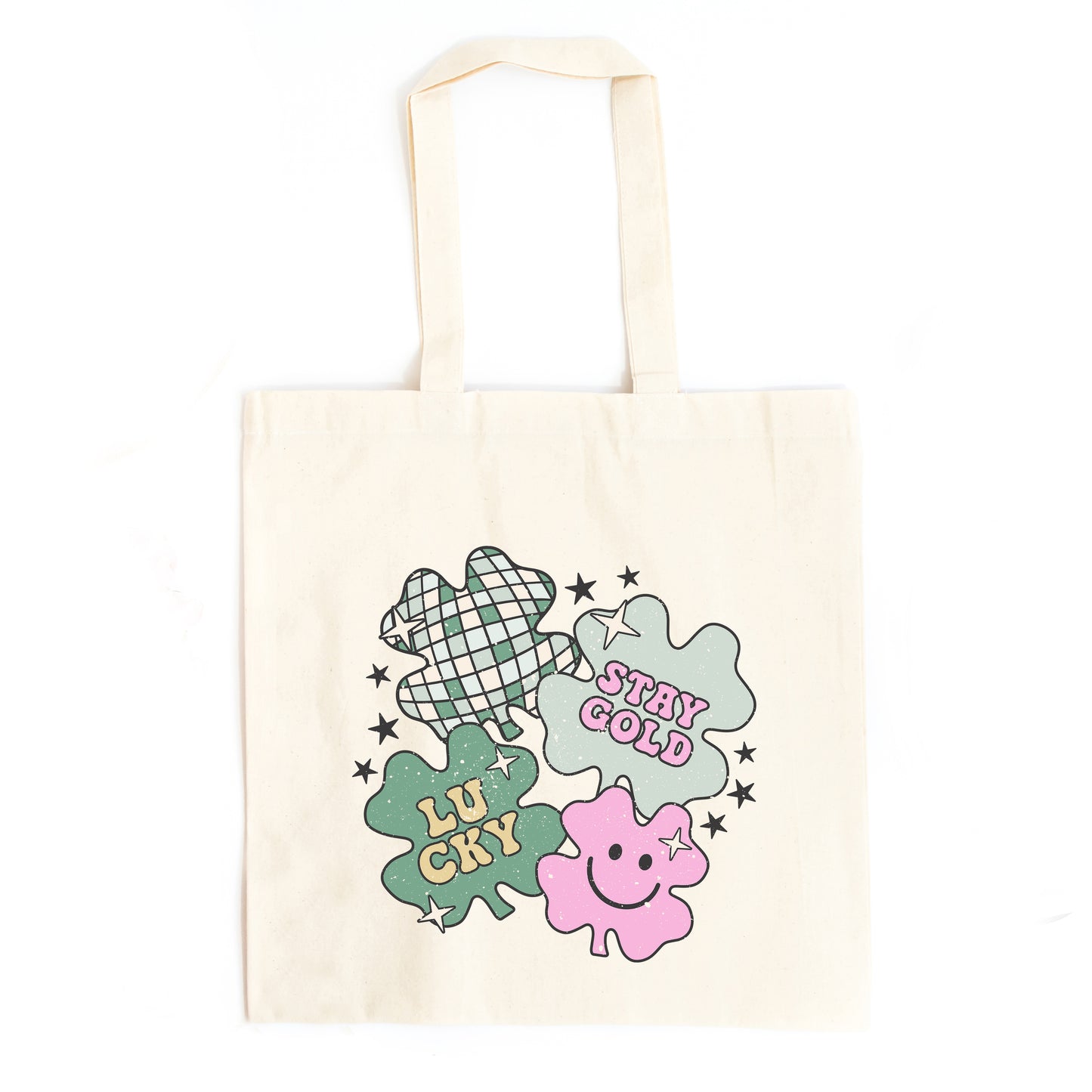 Stay Gold Lucky Shamrocks | Tote Bag