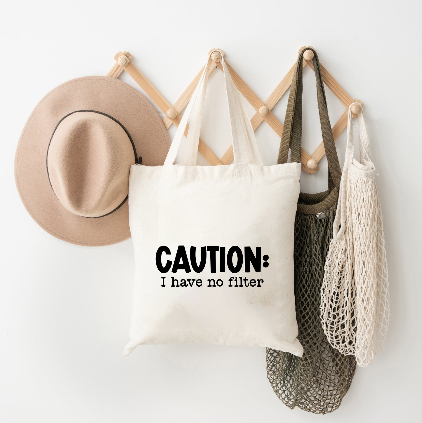 Caution I Have No Filter | Tote Bag