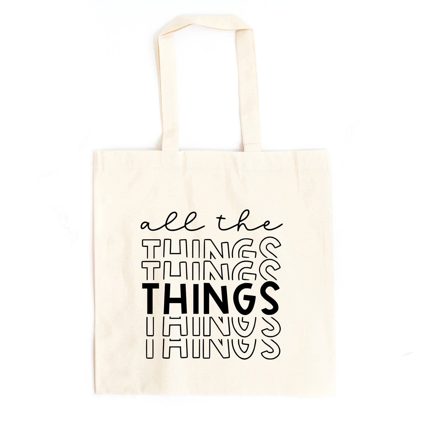 All The Things Stacked | Tote Bag