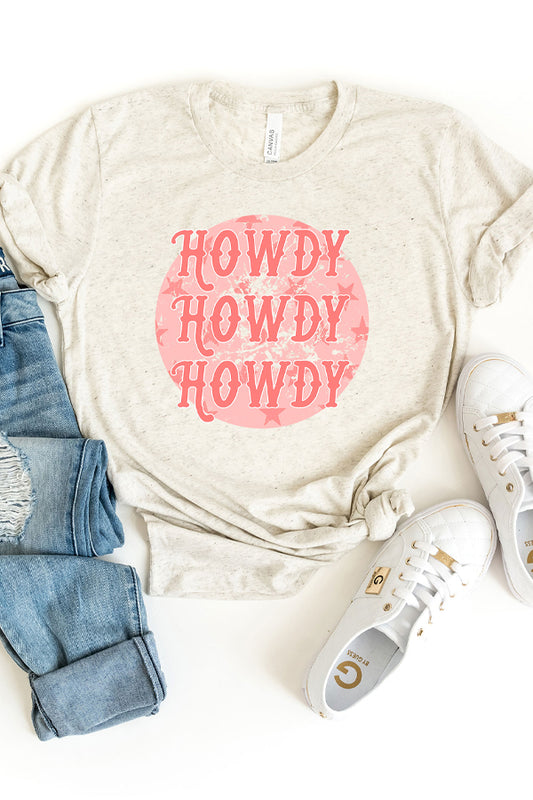 Vintage Howdy Circle | DTF Transfer