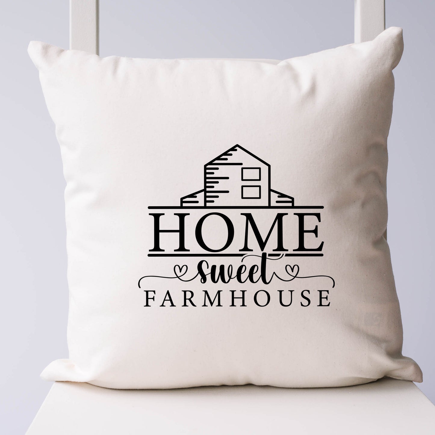 Home Sweet Farmhouse Hearts | Pillow Cover