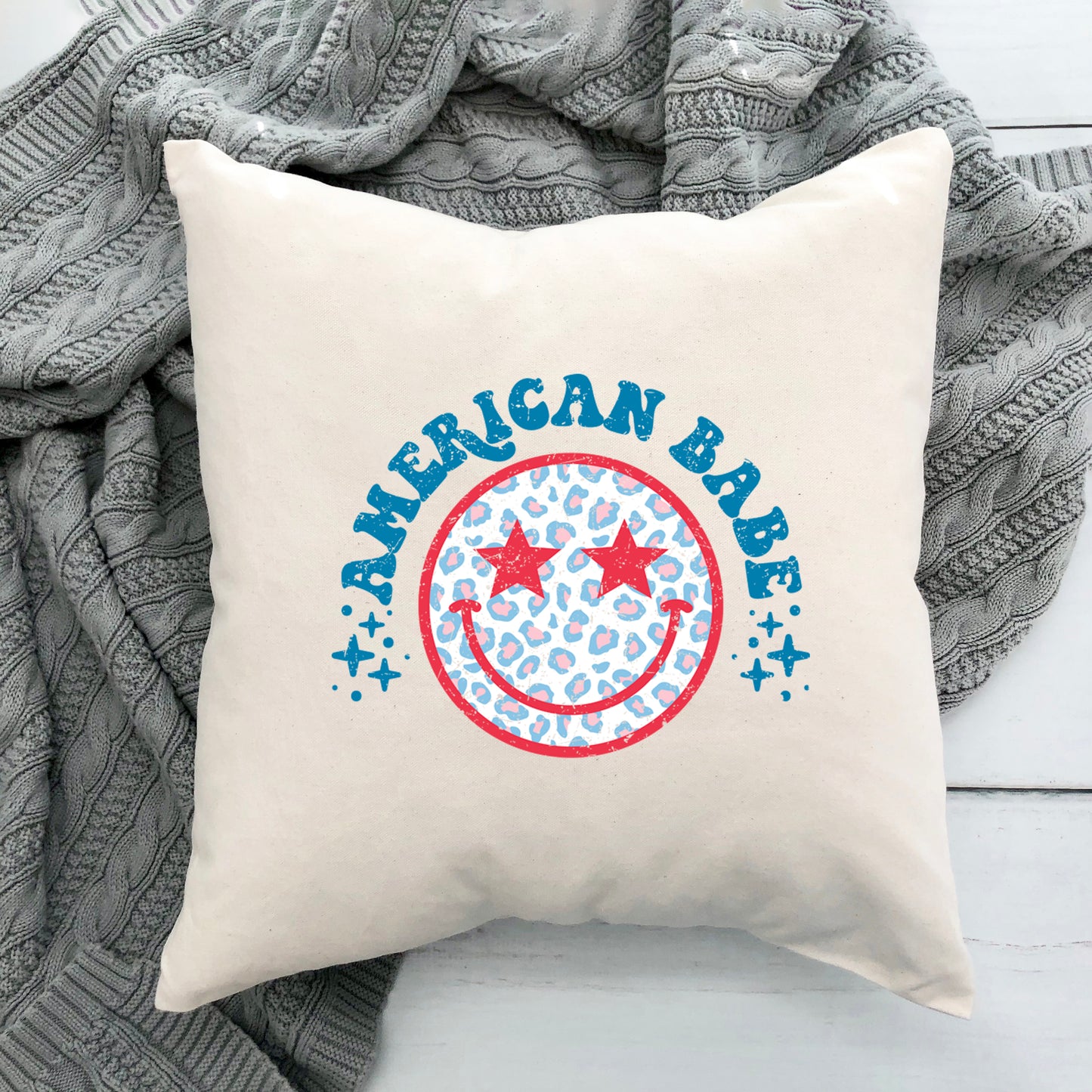 Leopard American Babe | Pillow Cover
