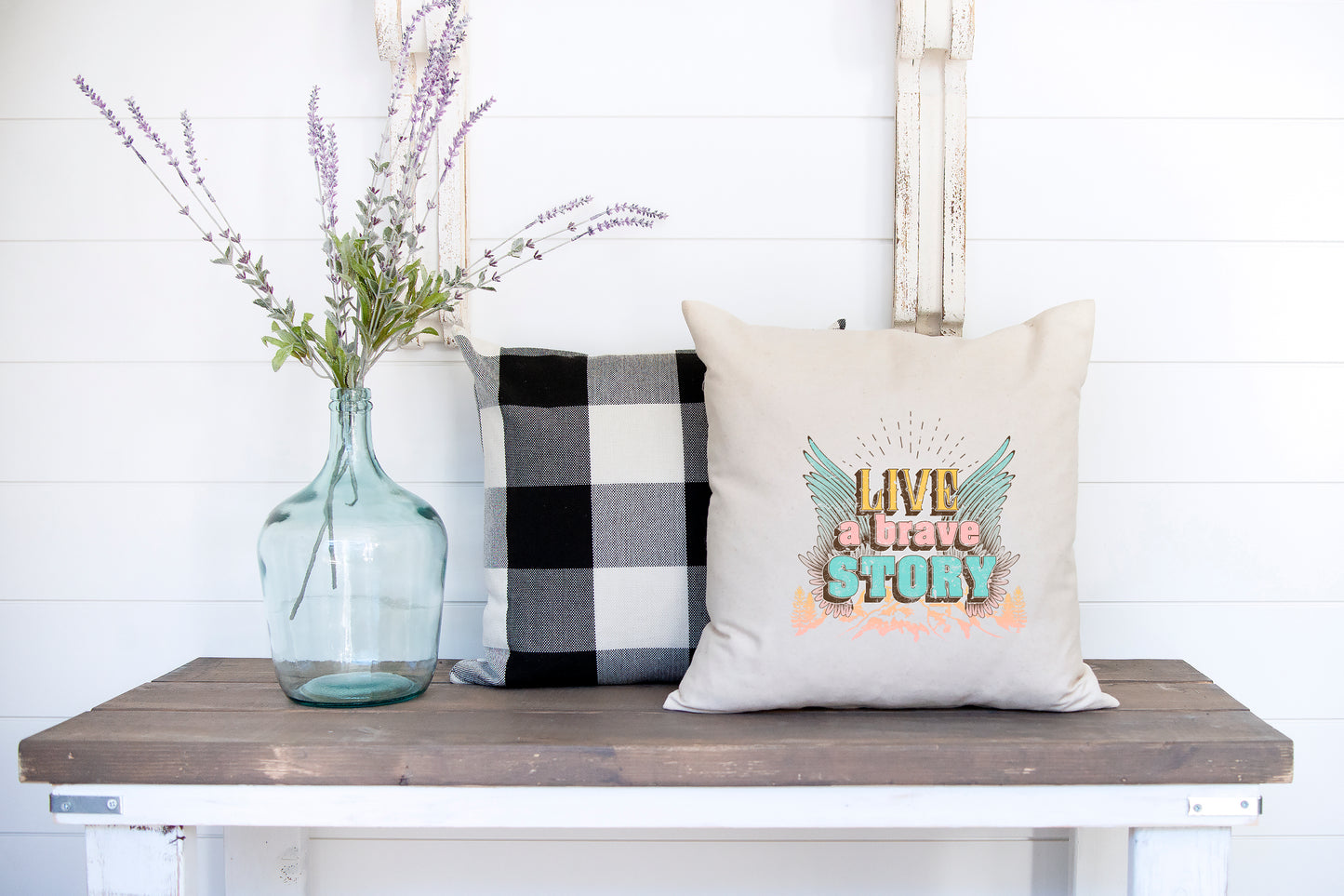 Live A Brave Story | Pillow Cover