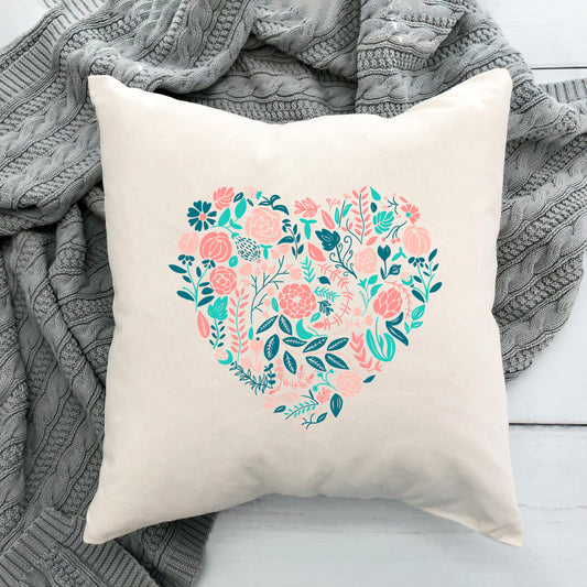 Flower Heart | Pillow Cover