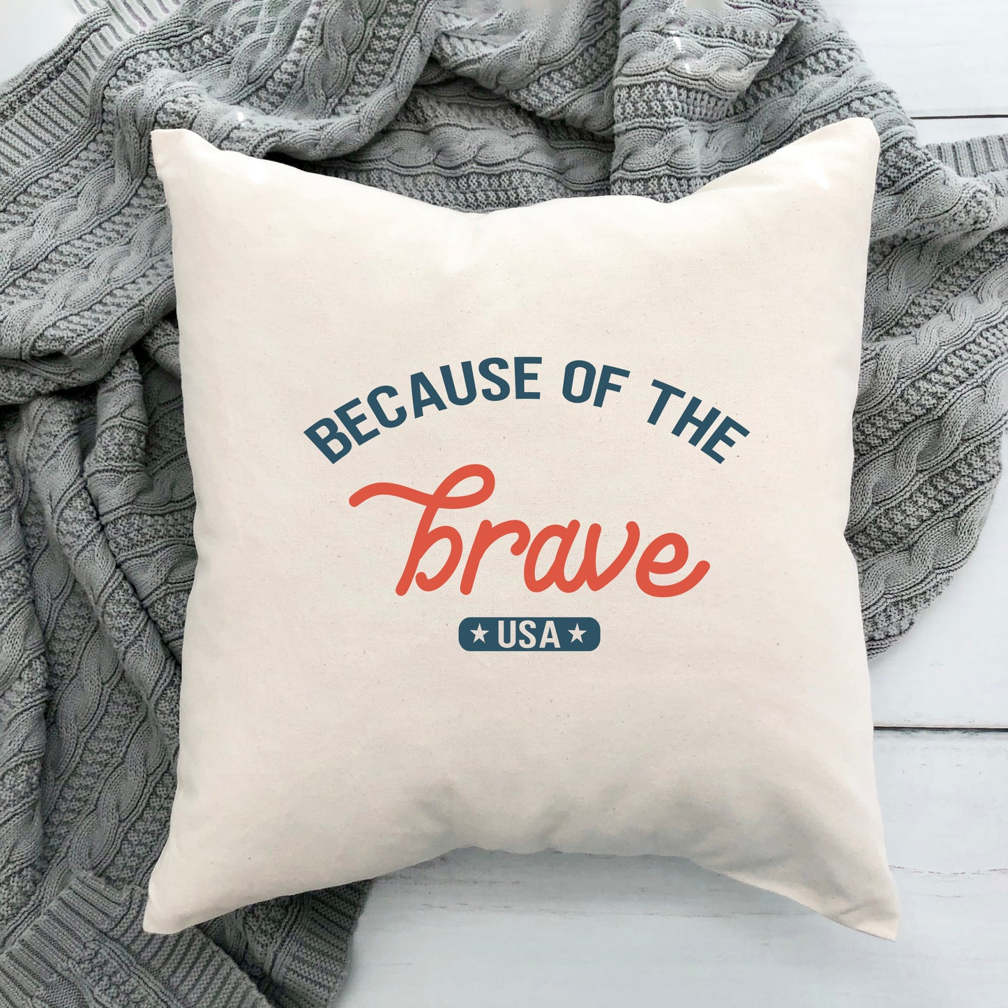 Brave USA | Pillow Cover
