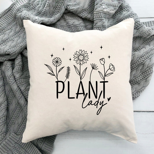 Plant Lady Flowers | Pillow Cover